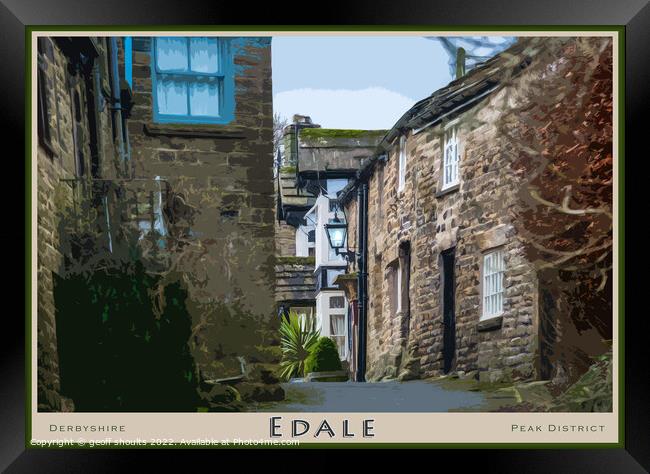 Edale Framed Print by geoff shoults