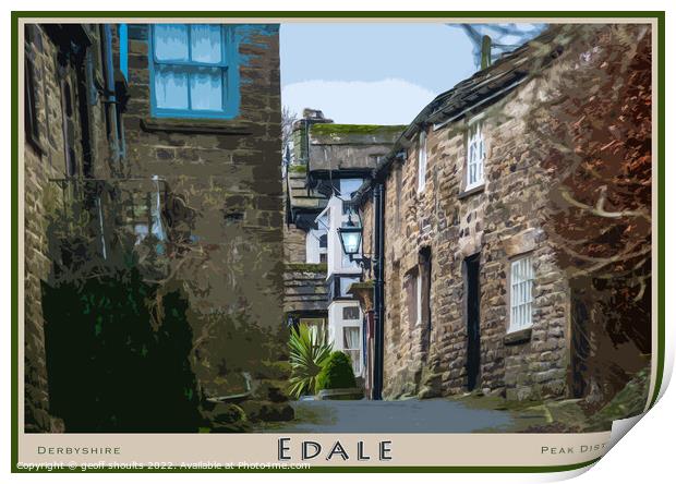 Edale Print by geoff shoults