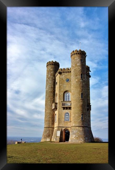 Broadway Tower Framed Print by Susan Snow