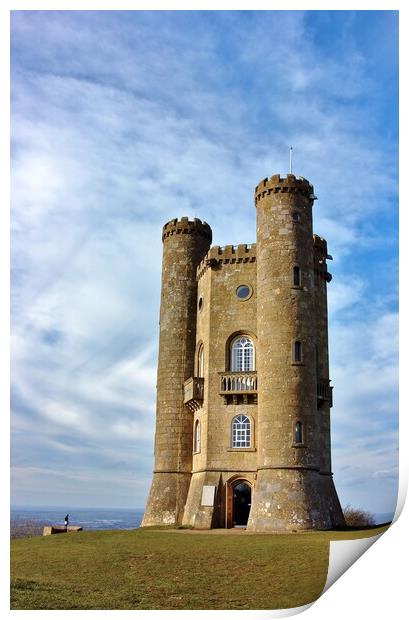 Broadway Tower Print by Susan Snow