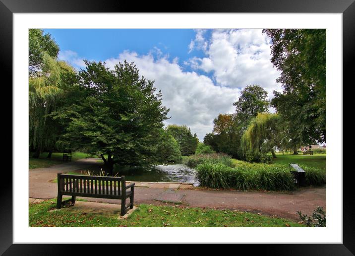 Hatherley Park Framed Mounted Print by Susan Snow