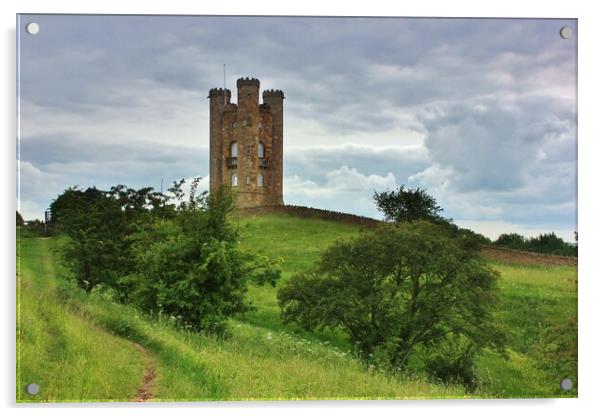 Broadway Tower Acrylic by Susan Snow