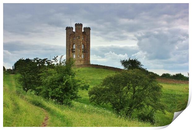 Broadway Tower Print by Susan Snow
