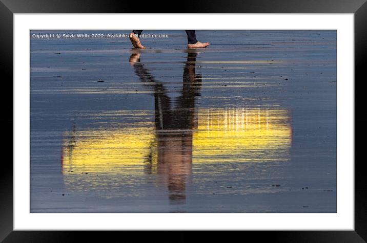 Yellow Framed Mounted Print by Sylvia White