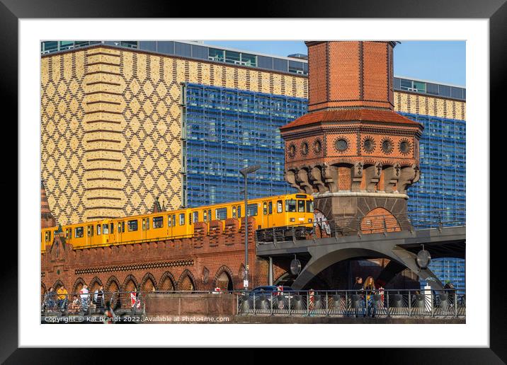 Berlin Underground Train Framed Mounted Print by KB Photo