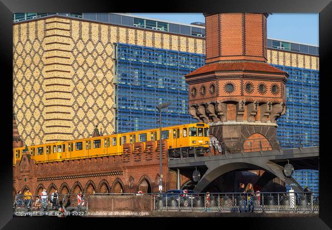 Berlin Underground Train Framed Print by KB Photo