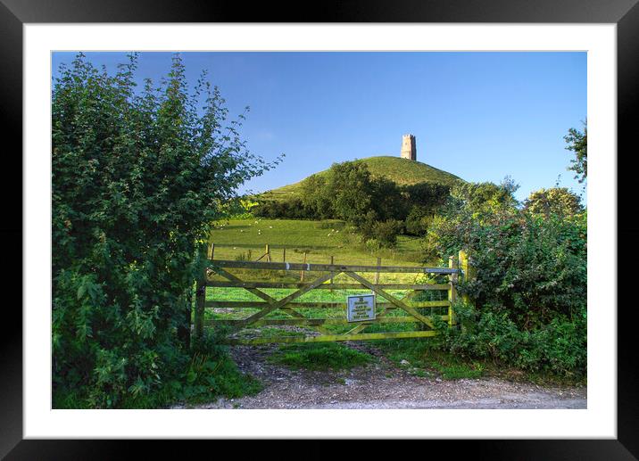 Glastonbury Tor Somerset  Framed Mounted Print by Alison Chambers