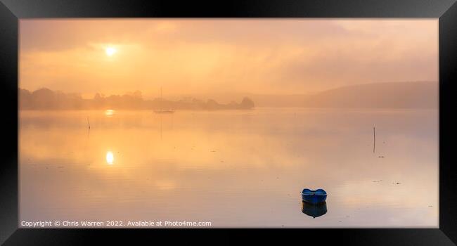 Llangwm Pembrokeshire Wales Sunrise Framed Print by Chris Warren