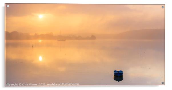 Llangwm Pembrokeshire Wales Sunrise Acrylic by Chris Warren
