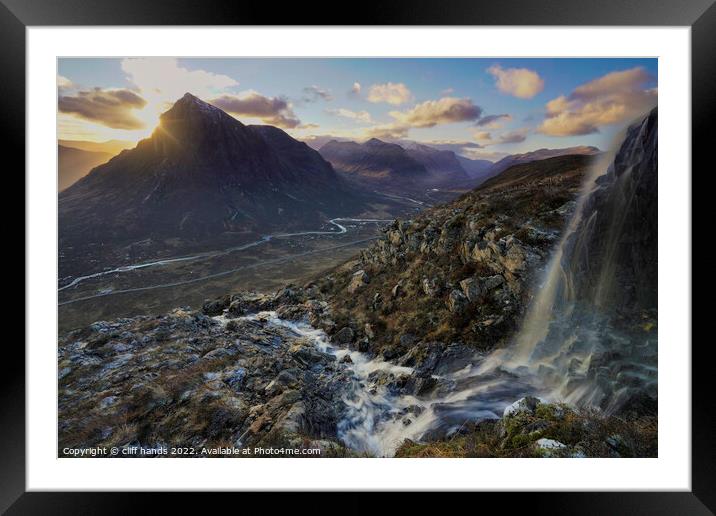 View into Glencoe, Highlands, Scotland Framed Mounted Print by Scotland's Scenery