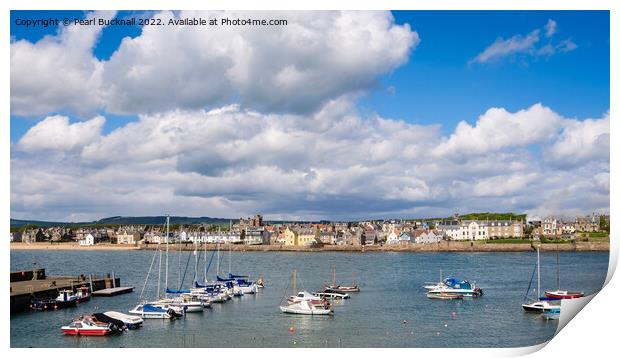 Elie Harbour Fife Scotland Print by Pearl Bucknall