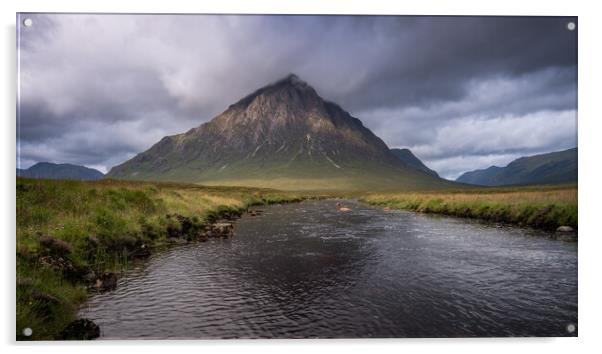 The Buachaille  Acrylic by Anthony McGeever