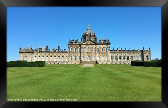 Majestic Castle Howard A Breathtaking English Icon Framed Print by Les Schofield