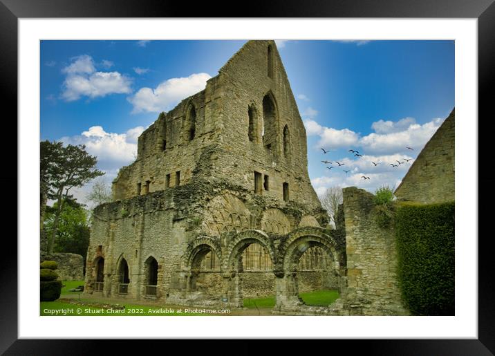 Much Wenlock Priory Framed Mounted Print by Stuart Chard