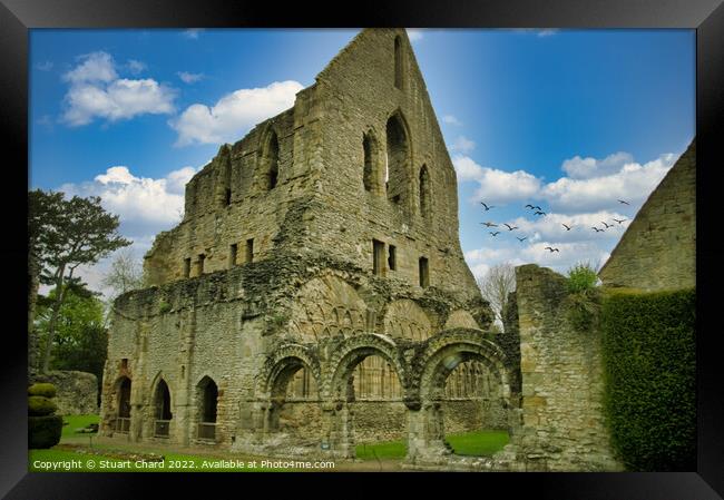 Much Wenlock Priory Framed Print by Stuart Chard