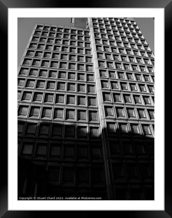Natwest Tower in Birmingham UK Framed Mounted Print by Travel and Pixels 