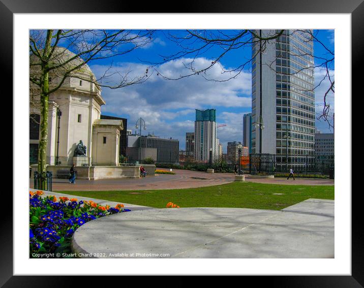 Centenary Square Birmingham Framed Mounted Print by Stuart Chard