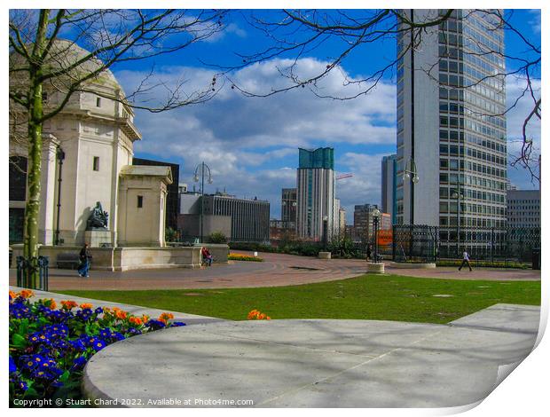 Centenary Square Birmingham Print by Travel and Pixels 