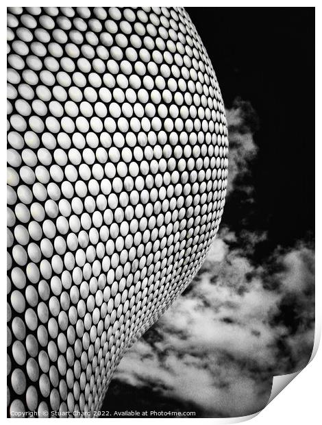 Selfridges Building in Birmingham UK Print by Stuart Chard