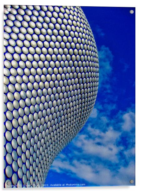 Selfridges Building in Birmingham UK Acrylic by Travel and Pixels 