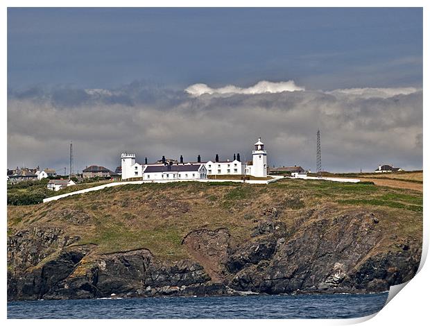 Lighthouse, Land's End Print by Gary Eason