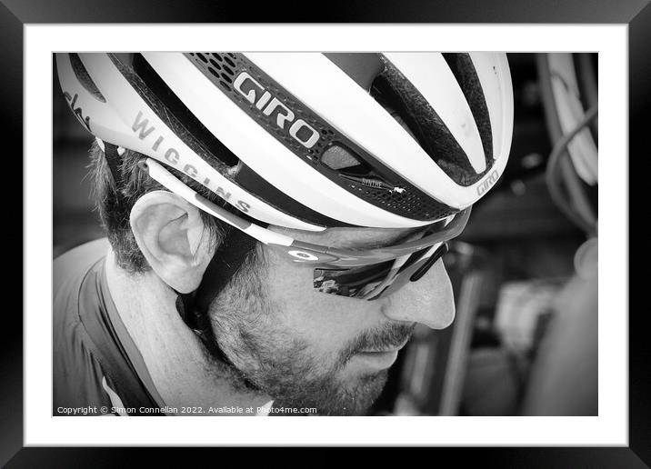 Tour of Britain Wiggins, London  Framed Mounted Print by Simon Connellan