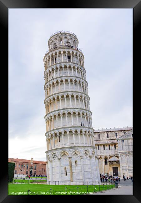 Tower of Pisa in Pisa, Italy Framed Print by Chun Ju Wu