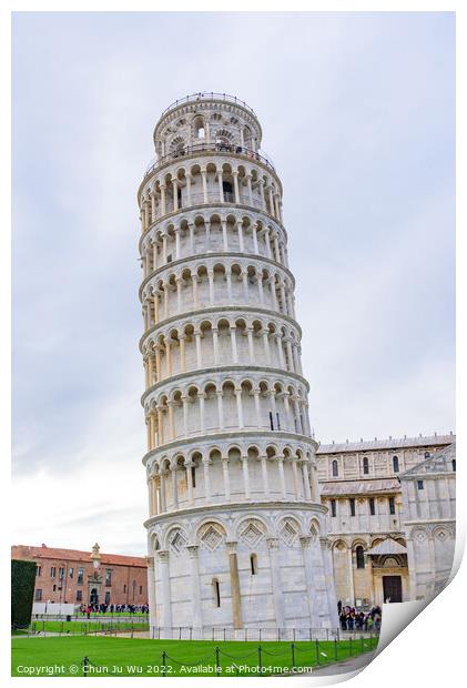 Tower of Pisa in Pisa, Italy Print by Chun Ju Wu