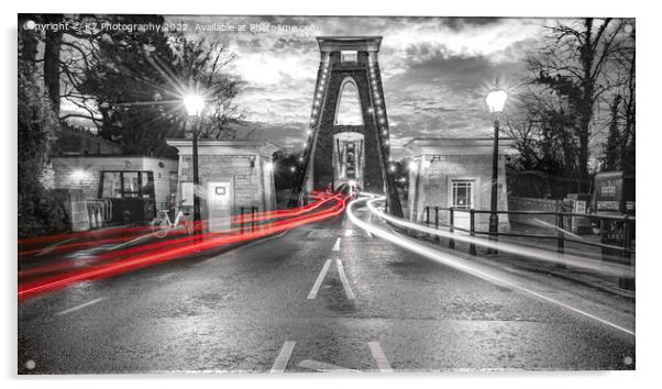 The Clifton Suspension Bridge  Acrylic by K7 Photography
