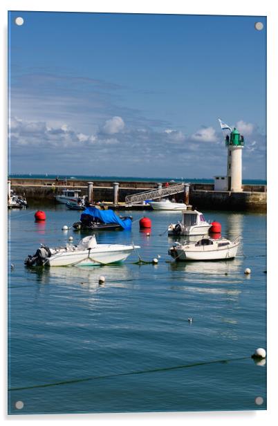 View on Phare de la Flotte Acrylic by youri Mahieu