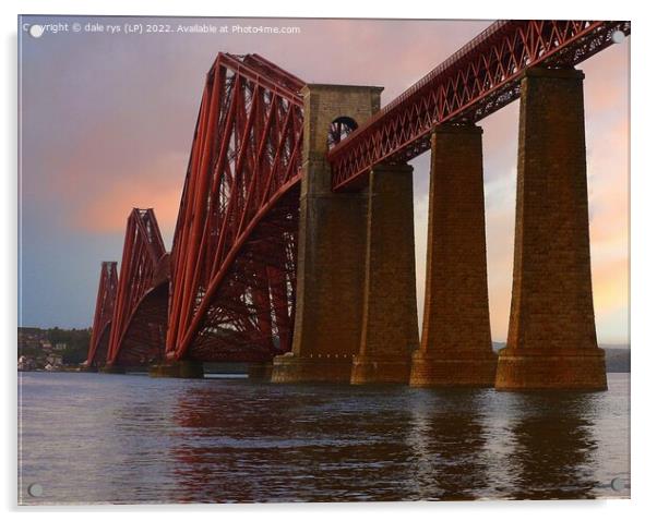 Forth Rail Bridge Acrylic by dale rys (LP)