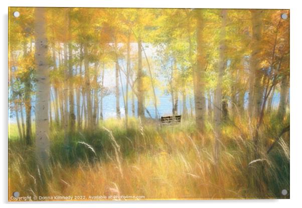 Autumn Dreams Acrylic by Donna Kennedy