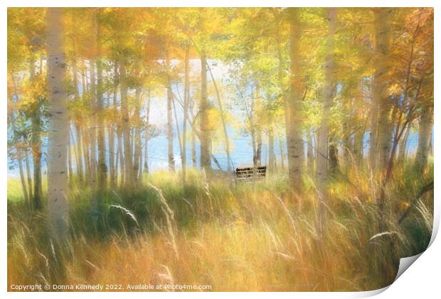 Autumn Dreams Print by Donna Kennedy
