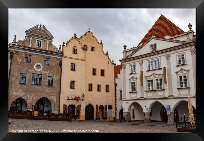 Old Town of Cesky Krumlov, Czechia Framed Print by Sergey Fedoskin