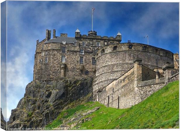Edinburgh Castle Canvas Print by dale rys (LP)