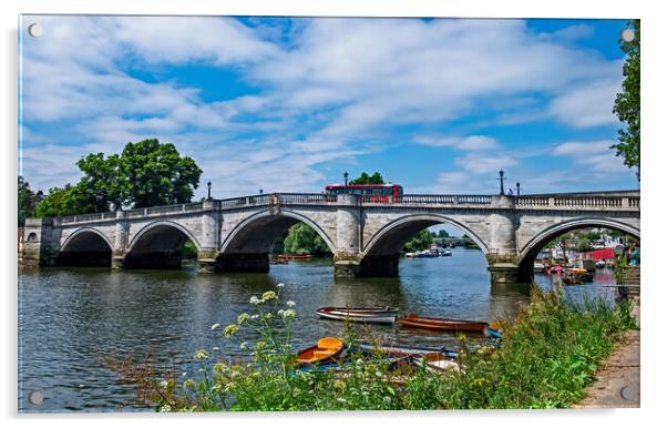 Richmond Bridge Acrylic by Joyce Storey
