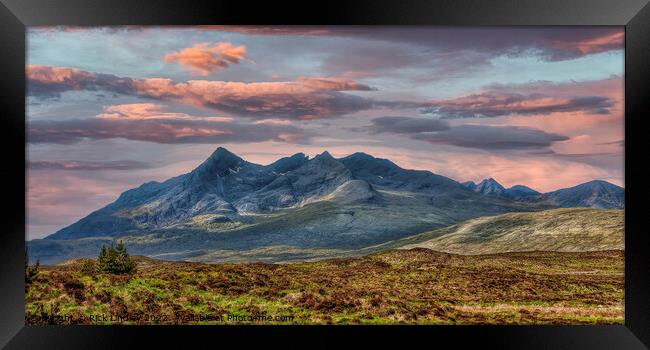 The Cullins on the Isle of Skye Framed Print by Rick Lindley