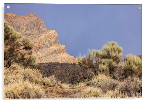 Mount Teide National Park Tenerife Acrylic by Phil Crean
