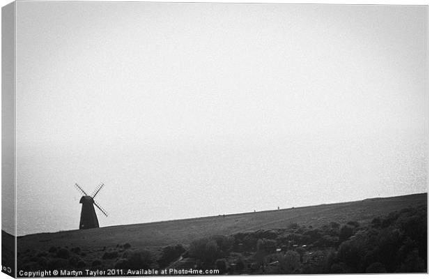 Windmill Canvas Print by Martyn Taylor