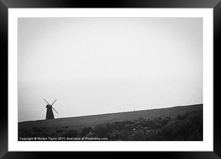 Windmill Framed Mounted Print by Martyn Taylor