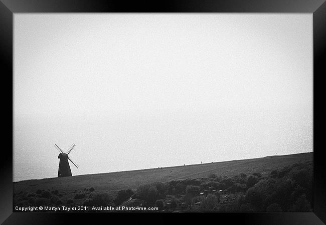 Windmill Framed Print by Martyn Taylor
