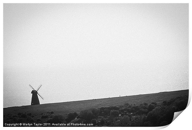 Windmill Print by Martyn Taylor