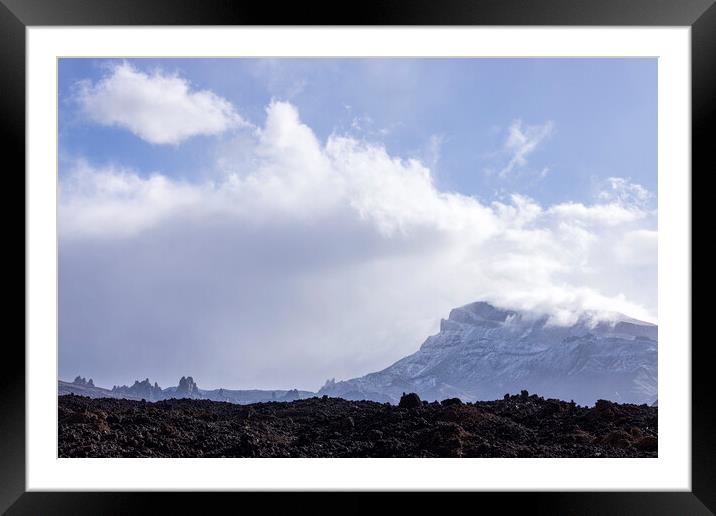 Winter Teide National Park Tenerife Framed Mounted Print by Phil Crean