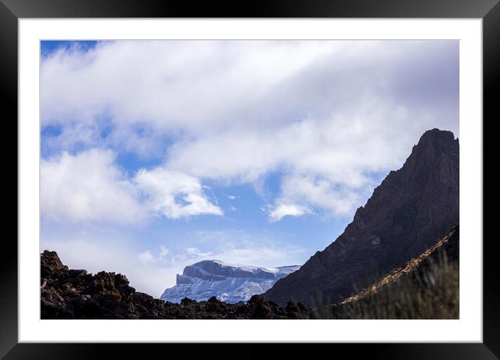 Teide National Park Winter Tenerife Framed Mounted Print by Phil Crean