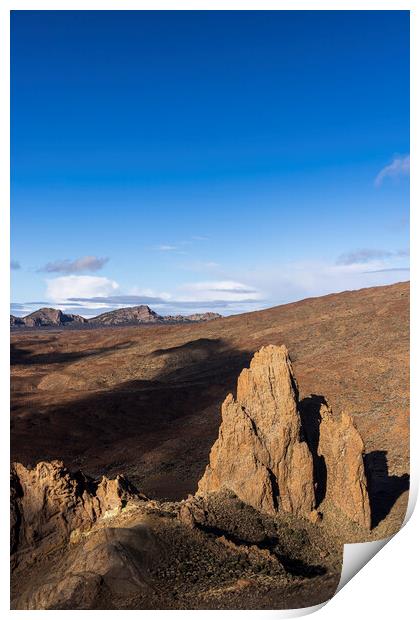 Cathedral rock Tenerife Print by Phil Crean