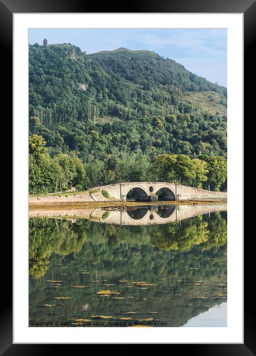 Inveraray Bridge, Scotland (portrait) Framed Mounted Print by Keith Douglas
