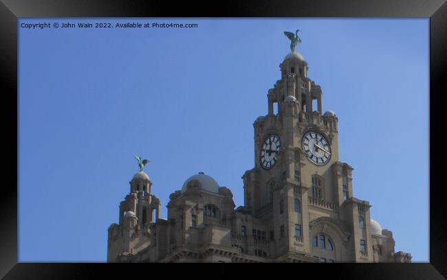 Liver Building Framed Print by John Wain