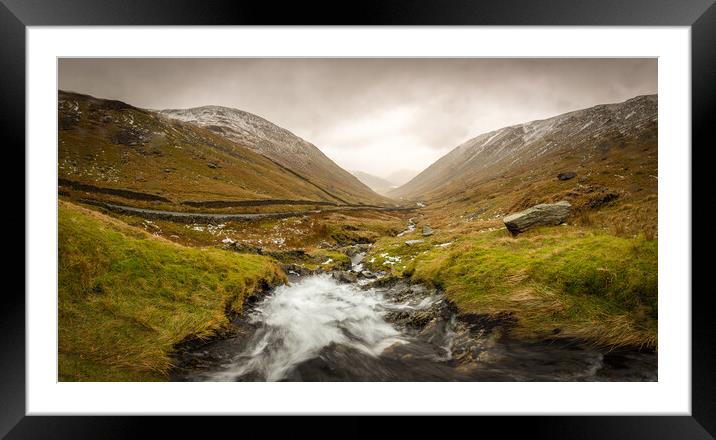 Kirkstone Pass In Cloud  Framed Mounted Print by Phil Durkin DPAGB BPE4