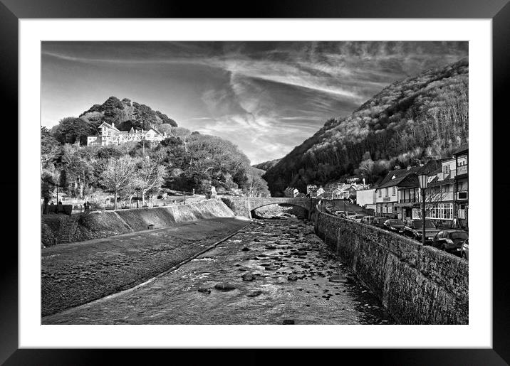 Lynmouth  Framed Mounted Print by Darren Galpin