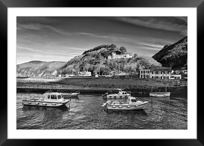 Lynmouth Harbour  Framed Mounted Print by Darren Galpin